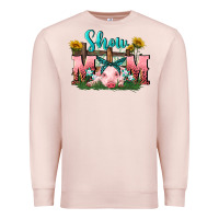 Pale Pink Show mom pig Mother's Day Premium Sweatshirt - FaDigitalArtStudio