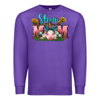 Purple Show mom pig Mother's Day Premium Sweatshirt - FaDigitalArtStudio