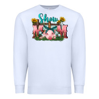 White Show mom pig Mother's Day Premium Sweatshirt - FaDigitalArtStudio