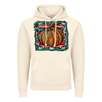 Vintage Artic leopard pumpkin with serape background Vintage Hoodie - RanaPortraitStore