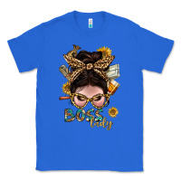 True Royal Western Messy Bun Boss Lady With Money Classic Tee - BundleAndBundleShop