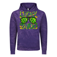 Cloud Purple Lucky Dude St Patricks Vintage Hoodie - BundleAndBundleShop