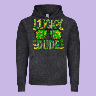 Lucky Dude St Patricks Vintage Hoodie Designed By Bundleandbundleshop