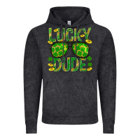 Vintage Black Lucky Dude St Patricks Vintage Hoodie - BundleAndBundleShop