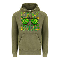 Vintage Olive Lucky Dude St Patricks Vintage Hoodie - BundleAndBundleShop