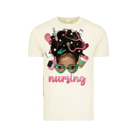 Vintage Arctic Afro Messy Bun Nursing Bbs Vintage Tee - BundleAndBundleShop