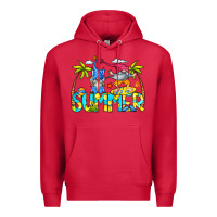 Cardinal Summer Gnomes Premium Hoodie - CowCowDesign