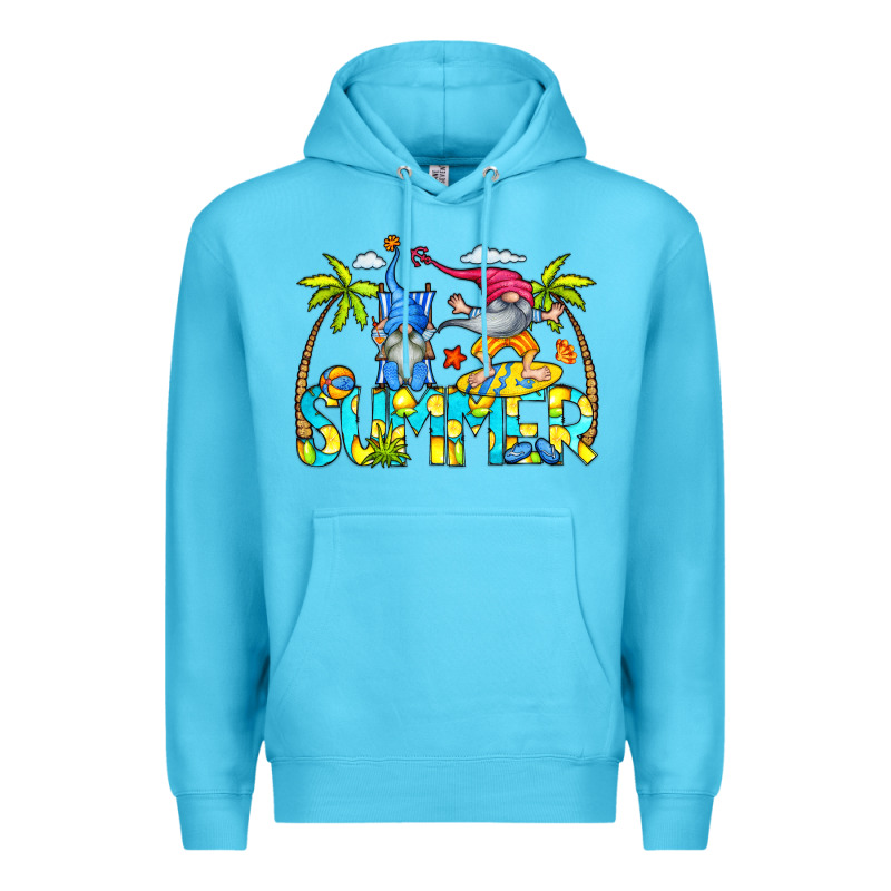 Summer Gnomes Premium Hoodie by CowCowDesign | Teevron