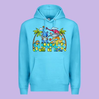 Summer Gnomes Premium Hoodie Designed By Cowcowdesign