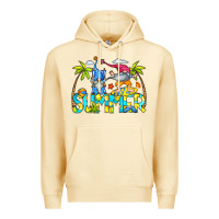 Pina Colada Summer Gnomes Premium Hoodie - CowCowDesign