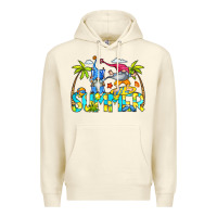 Sandshell Summer Gnomes Premium Hoodie - CowCowDesign