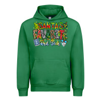 Emerald Santa's Favorite Rad Tech Urban Hoodie - CowhideDigitalArt