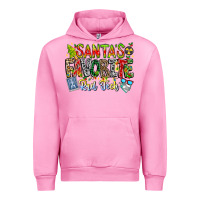 Fuchsia Pink Santa's Favorite Rad Tech Urban Hoodie - CowhideDigitalArt