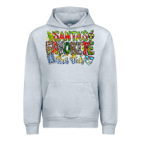 Heather Grey Santa's Favorite Rad Tech Urban Hoodie - CowhideDigitalArt