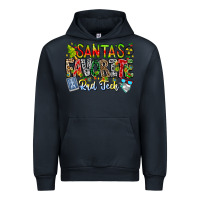 Navy Santa's Favorite Rad Tech Urban Hoodie - CowhideDigitalArt
