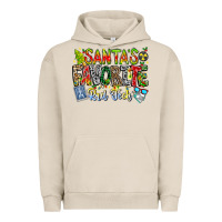 Pigment French Oak Santa's Favorite Rad Tech Urban Hoodie - CowhideDigitalArt