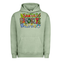 Pigment Oil Green Santa's Favorite Rad Tech Urban Hoodie - CowhideDigitalArt