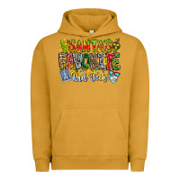 Pigment Peanut Butter Santa's Favorite Rad Tech Urban Hoodie - CowhideDigitalArt