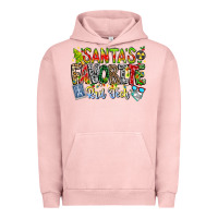 Pigment Salmon Santa's Favorite Rad Tech Urban Hoodie - CowhideDigitalArt