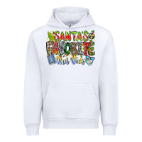White Santa's Favorite Rad Tech Urban Hoodie - CowhideDigitalArt