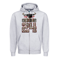 Heather Grey senior 24 Zipper Hoodie - CowGirlArtShop