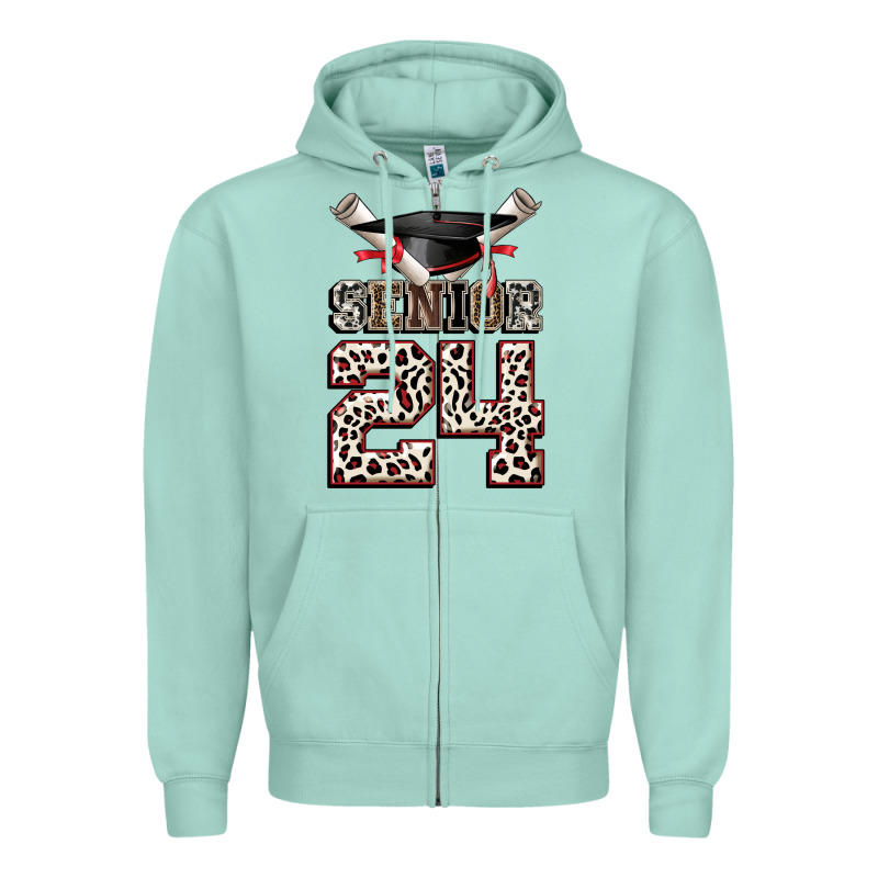 Senior 24 Zipper Hoodie by CowGirlArtShop | Teevron