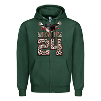 Sports Green senior 24 Zipper Hoodie - CowGirlArtShop