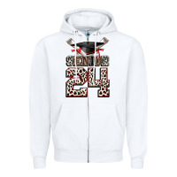 White senior 24 Zipper Hoodie - CowGirlArtShop