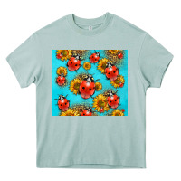 Arona Western Sunflowers Ladybug Heavy Core Tee - LillyAllenDesigns