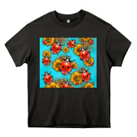 Asphalt Western Sunflowers Ladybug Heavy Core Tee - LillyAllenDesigns