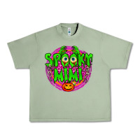 Oil Green spooky mimi Urban Heavy Tee - BundleAndBundleShop