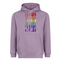 Lavender lgbtq pride american flag Heavyweight Hoodie - FaDigitalArtStudio