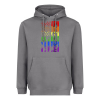Storm lgbtq pride american flag Heavyweight Hoodie - FaDigitalArtStudio