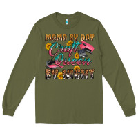 Army Green mama by day craft queen by night Long Sleeve Tee - RanaPortraitStore