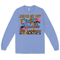 Colony Blue mama by day craft queen by night Long Sleeve Tee - RanaPortraitStore
