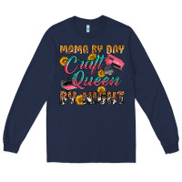Navy mama by day craft queen by night Long Sleeve Tee - RanaPortraitStore