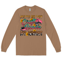 Toasted Coconut mama by day craft queen by night Long Sleeve Tee - RanaPortraitStore