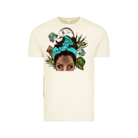 Vintage Arctic Lake Camping Afro Messy Bun Bbs Vintage Tee - BundleAndBundleShop