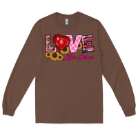 Chestnut valentine's day love like jesus Long Sleeve Tee - RanaPortraitStore