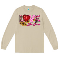 Mushroom valentine's day love like jesus Long Sleeve Tee - RanaPortraitStore
