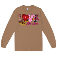 Toasted Coconut valentine's day love like jesus Long Sleeve Tee - RanaPortraitStore