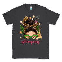 Smoke Glamping Messy Bun With Glamping Camp Tent Bbs Classic Tee - BundleAndBundleShop