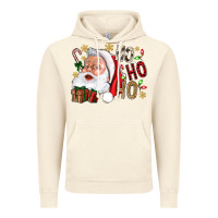 Vintage Artic Santa Ho Ho Ho With Gift Box Vintage Hoodie - BundleAndBundleShop