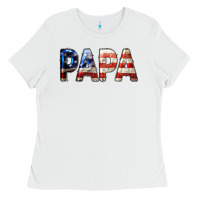White American Papa Ladies Tee - LillyAllenDesigns