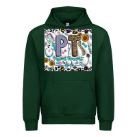 Forest Green pt physical therapist Urban Hoodie - CowhideDigitalArt
