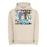 Pigment French Oak pt physical therapist Urban Hoodie - CowhideDigitalArt