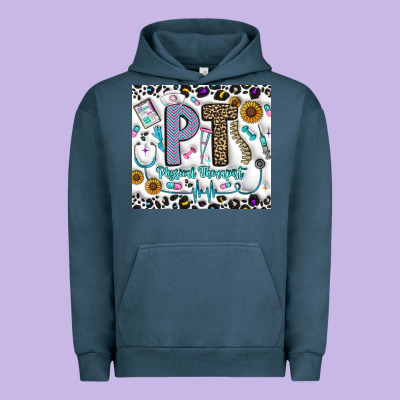 Pt Physical Therapist Urban Hoodie Designed By Cowhidedigitalart