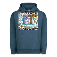 Pigment Midnight Navy pt physical therapist Urban Hoodie - CowhideDigitalArt