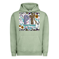 Pigment Oil Green pt physical therapist Urban Hoodie - CowhideDigitalArt