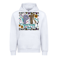 White pt physical therapist Urban Hoodie - CowhideDigitalArt
